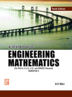 cover image of A Textbook of Engineering Mathematics (MDU,GJU,KU Haryana) Sem-II